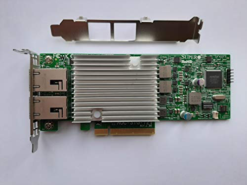 Supermicro AOC-STG-I2T/X540-AT2 10GbE PCI-E x8 Dual Port Ethernet Netzwerkkarte Kit