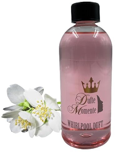Dufte Momente | Whirlpool Duft 500ml | Jasmin | mit naturreinen und natürlichen ätherischen Ölen | kein Schaum