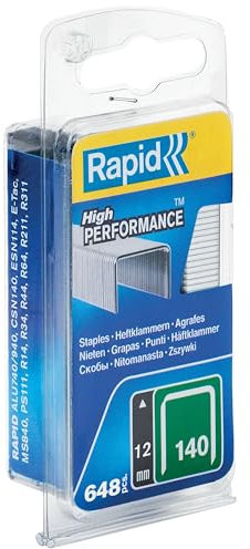 Rapid Flachdrahtklammer Typ 140/12mm, 648 Stück im Blister