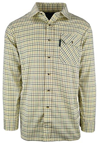 Country Classics Mens Long Sleeve Shirts- Balmoral Yellow - XL