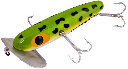 Arbogast XL Jitterbug - Frog White Belly - 4 1/2