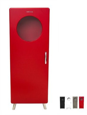 COBRA Halbvitrine 4901 Schrank, Farbe:Weiß
