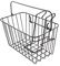 Wire Bike Basket Mesh Shopping Bicycle Front Handle Shopper Black Metal Small
