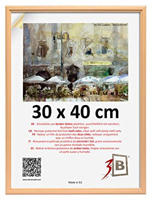 Bilderrahmen JENA - kiefer - 30x40 cm - Holzrahmen, Fotorahmen