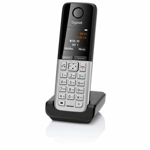 Gigaset C300H DECT-Telefon Anrufer-Identifikation Schwarz, Silber - Telefone (DECT-Telefon, 50 m, 300 m, Tisch/Bank, Schwarz, Silber, Mobilteil)