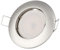 JungesLicht LED Einbaustrahler, inkl. GU10 5W Leuchtmittel, 410Lumen = 40W Lichtleistung, 3000K warmweiß, für Bohrlöcher von 60-68mm, Außendurchmesser 80mm, Einbautiefe 60mm, Aluminium rostfrei