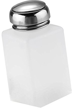 200ml Flacon Pompe Bouteille Distributeur Vide pour Nail Art Alcool à Ongles Dissolvant Liquide