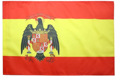 AZ FLAG Bandera de ESPAÑA 1977-1981 90x60cm para Palo - Bandera ESPAÑOLA con Aguila 60 x 90 cm