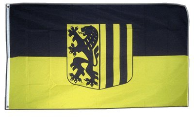 Flagge Deutschland Stadt Dresden - 90 x 150 cm