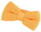 DonDon Herren Strick Fliege gebunden und längenverstellbar 11 x 6 cm gelb