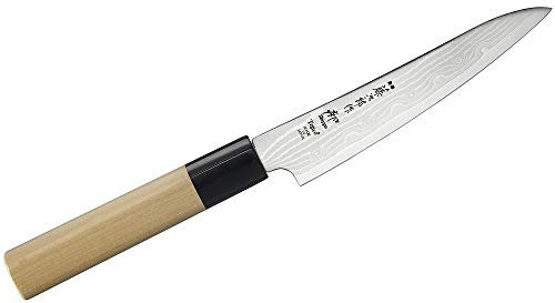 Tojiro Sippu kleines Allzweckmesser FD-592 Damastmesser 63-Lagen Damast - 13 cm Klingenlänge