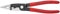 Knipex Pliers for Electrical Installation black atramentized, plastic coated 200 mm (self-service card/blister) 13 81 200 SB