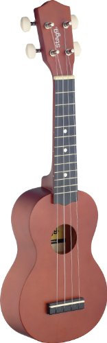 Stagg USNAT Traditionelle Sopran-Ukulele mit natürlichem Holz-Finish