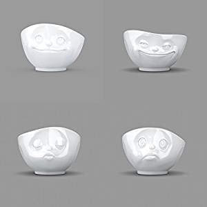 Fiftyeight Schalen Set 4-TLG. Schalen: grinsend+schmollend+küssend+verknallt