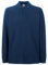 Fruit Of The Loom Mens Premium Long Sleeve Polo Shirt, Deep Navy, XXX-Large