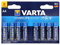 VARTA Lot de 10 Blisters de 8 Piles High Energy 4906 AA Mignon LR6
