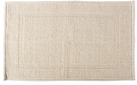 DII OCEANIQUE Maschinenwaschbar Baumwolle Jacquard Bad Teppich, 50,8 x 78,7 cm, Natur, 20 x 31
