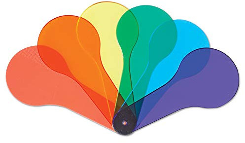 Learning Resources Farbkellen (18 Stück), Farbmischung Lernen, Kinder Leuchttisch Zubehör, Kreatives Lernspielzeug zur Förderung der Kreativität und Frühkindlichen Bildung, Farbexperimente, 3+
