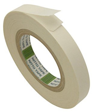 Nitto p-02 Double beschichtetes Kraft Paper Tape (33 m). -, weiß