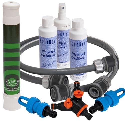 BWB Wasserbetten Schlauchset Dual mit Konditionierer und Zubehör
