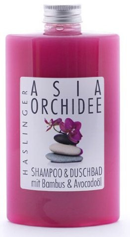 Lashuma Asia Orchidee Shampoo - Duschbad mit Bambus und Avocadoöl, 200 ml