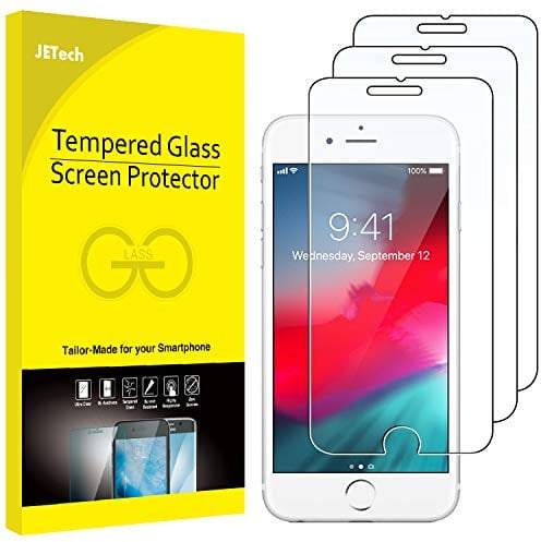 JETech Schutzfolie Kompatibel mit iPhone 8 Plus, iPhone 7 Plus, iPhone 6s Plus und iPhone 6 Plus, 5,5, panzer schutz Gehärtetem Glas, 3-Stück