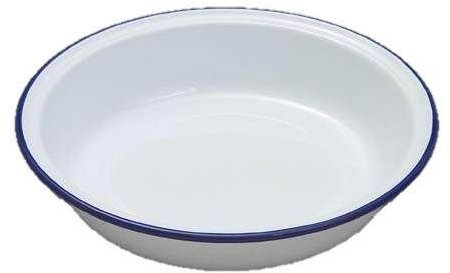 KitchenCraft Falke Enamel 20 cm Round Cake Tin Bowl (Pack of 2)