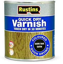 Rustins VSDO500 Quick Dry Varnish Dark Oak 500ml