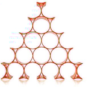 Kartell Infinity, Plastik, orange, 14.5 x 9.5 x 5.7 cm