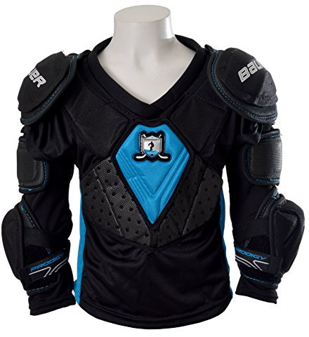 Bauer Kinder Schulter-und Ellbogenschutz PRODIGY-Serie für Kids Eishockey, schwarz, S