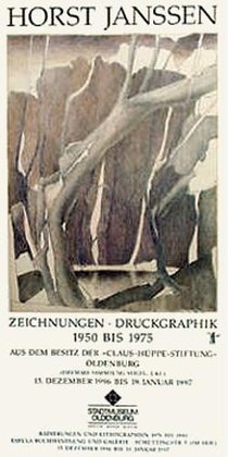 Germanposters Horst Janssen Hueppe Stiftung Oldenburg Poster Plakat Kunstdruck