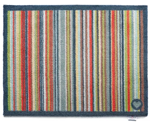 HUG RUG Stripe 32 Multi Door Mat, 65x85cm