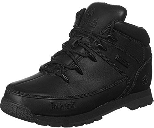 Timberland Euro Sprint - Stivali Chukka Unisex Bambini. Nero (Black Kb0)