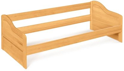 BioKinder Schlafsofa Funktionsbett Kojenbett Nico aus zertifizierten Massivholz Erle 90 x 200 cm