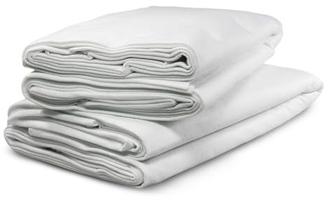 Unbekannt Unterlegvlies 180g/m² 4,00m x 8,00m (F309) - Reißfest, Rechteckig, Weiß, Pool Cover