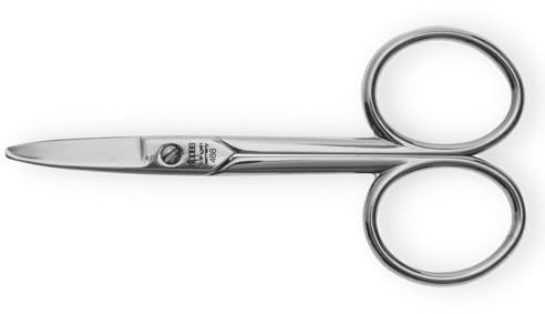 nippes Solingen Baby-Nagelschere, Verringerte Verletzungsgefahr dank abgerundeter Spitzen, Vernickelter Stahl, 8 cm Länge, Nagelschere Baby, Babyschere, Kinderschere, Made in Germany 488 vernickelt 1-tlg.