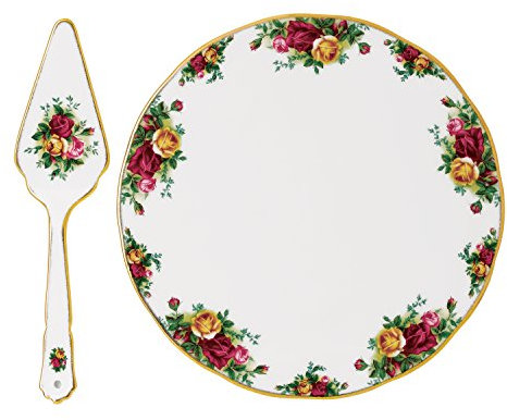 Royal Albert Old Country Roses Kuchenplatte und Servierplatte