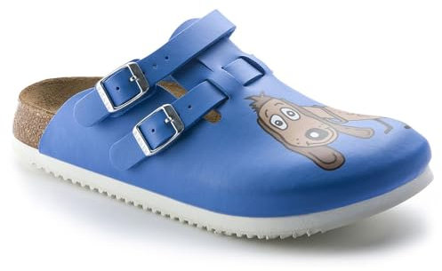 Birkenstock Classic Kay, Sabots Femme, Bleu (Dog Blue Background), 36 EU
