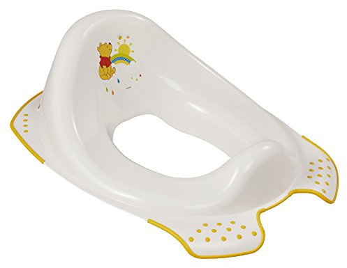 keeeper Disney Winnie Puuh Kinder-Toilettensitz, Ab ca. 18 Monate bis ca. 4 Jahre, Anti-Rutsch-Funktion, Ewa, Weiß