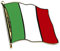 Flaggen-Pin vergoldet : Italien