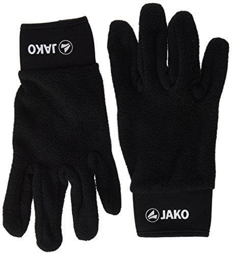 JAKO Kinder Feldspielerhandschuhe, Schwarz, 7, 2505