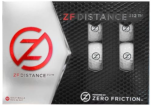 Zero Friction Distance 312 Golfbälle