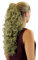 WIG ME UP JL-4026-24 Haarteil/Zopf lockig lang (55 cm) Butterfly/Schmetterlings-Klammer Blond