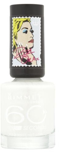 Rimmel London 60 Seconds Nail Polish by Rita Ora, White Hot Love