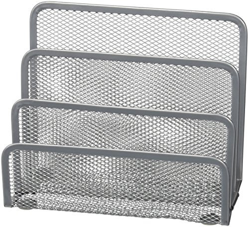 PLUS Büro js901 (49-b) – Mesh Briefhalter, versilbert
