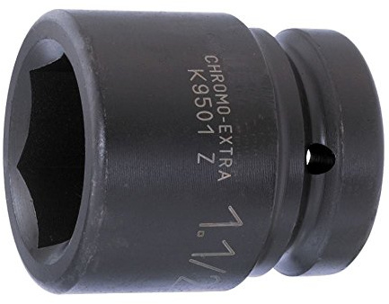 Bahco 25.4 mm, 25.4 to 12.7 mm Sechskant Schlag-Steckschlüssel lang Legierungsstahl, 67 mm