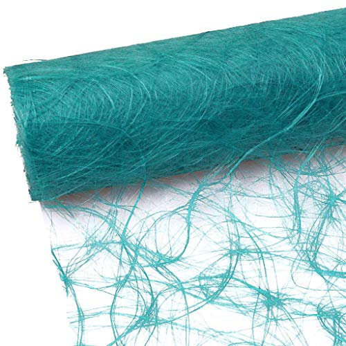 Deko AS GmbH Sizoweb Tischband türkis 20 cm Rolle 25 Meter 64 020-R