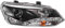 AUTO-STYLE Satz Scheinwerfer inkl. TFL kompatibel mit Volkswagen Polo 6R 2009-2014 - Schwarz