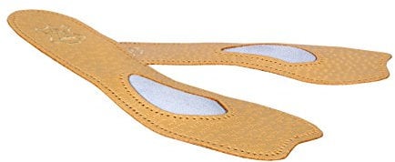 Orthotic 3/4 Leather Insoles for Pumps and High Heels with Arch Support, Open Toe Shoe Inserts for Women, Kaps Ballet (38 EUR / 5 UK/Women)