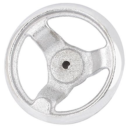 sourcing map 4 Diameter Round Iron Hand Wheel Handwheel for Milling Machine Lathe